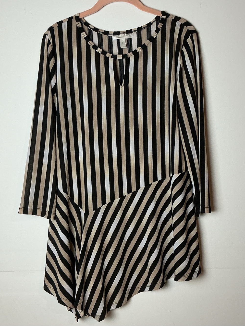 Dana Buchman Asymmetric Tunic Top - Size L